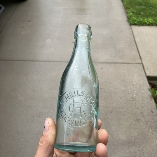 1/2 PINT PONY G HEILEMAN BLOB BEER BOTTLE LA CROSSE WI WISCONSIN WIS