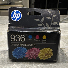 HP 936 Genuine Original Inkjet Ink Cartridges 3-Pack CMY 6C3Z3LN 140