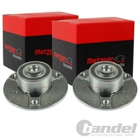 2X Metzger RADLAGER-SATZ Vorne Passend FÜR Smart Fortwo Links+Rechts | Wm 6626