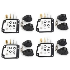 4 Sets Carburetor Repair Kit Carb Rebuild Float for Yamaha FZ600 YX600 Radian