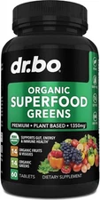 Organic Superfood Greens and Fruit Supplements - Energy Super Food Fruits and -
