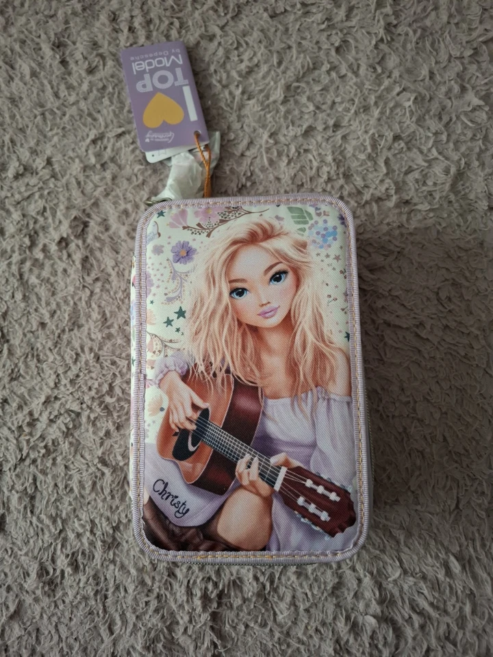 Depesche 13664 TOPModel Cowgirl Gefüllte 3-Fach Federtasche in Lila