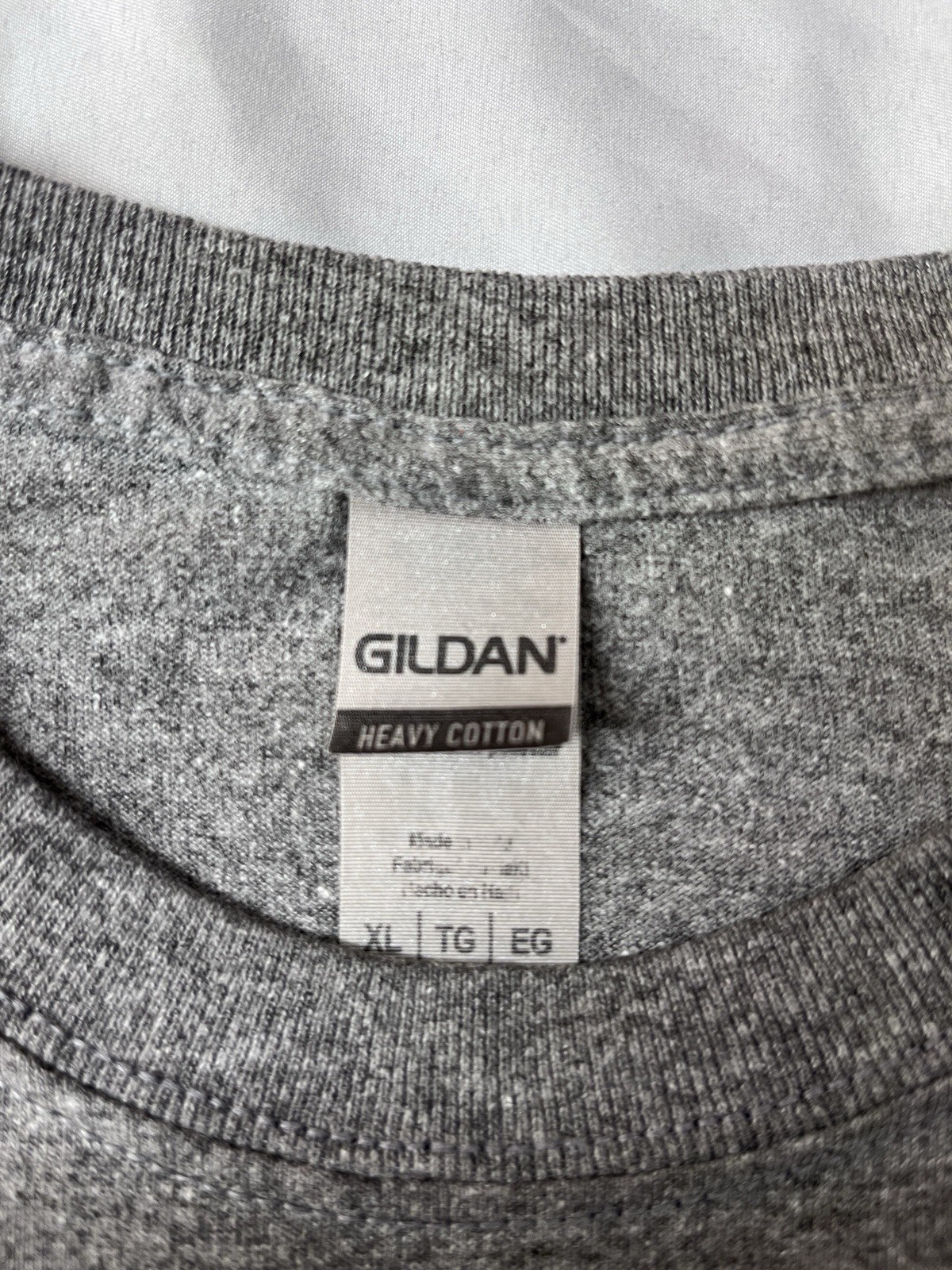 Matco Reflective Blue Logo T-Shirt Gray Heather XL Gildan 50/50 Cotton Poly