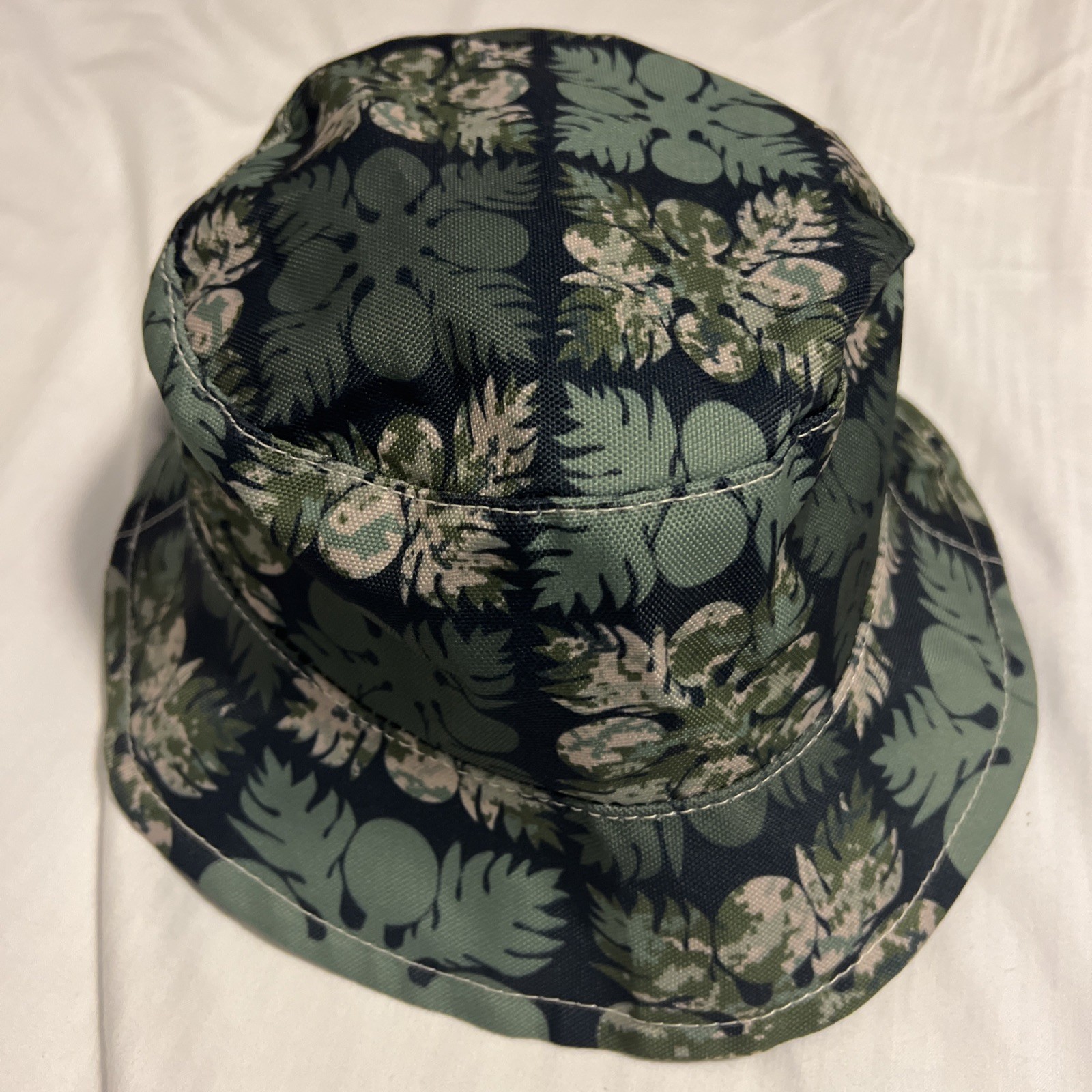 Hawaiian Bucket Hat Quilt Pattern Reversible Gree… - image 4