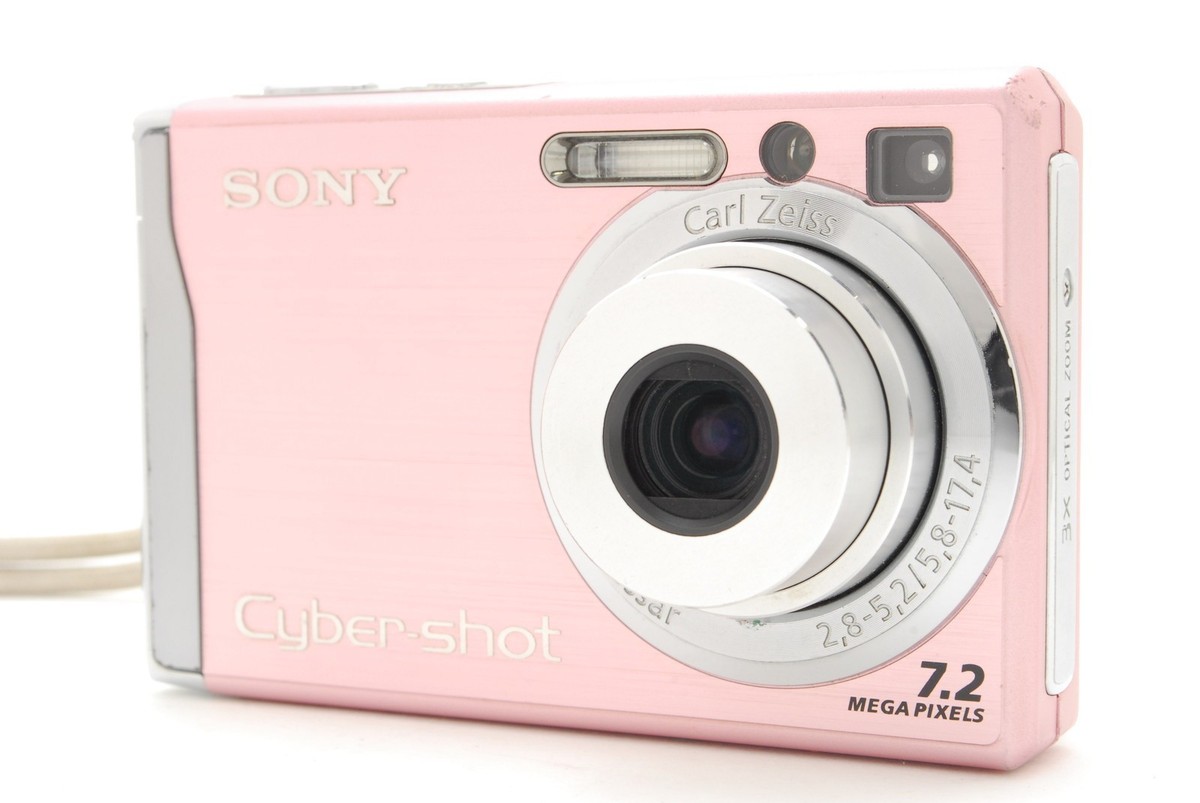 Near Mint] Sony Cyber-shot DSC-W80 Digital Camera Pink
