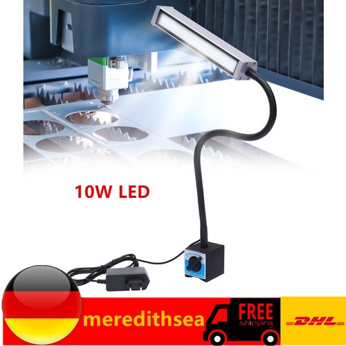 Draaimachinelamp, CNC-machinelamp, magnetisch, 220 V led-werklamp, magnetische basis, IP50 waterdicht, flexibele arm, machinelamp, zwanenhals-licht, energieklasse E