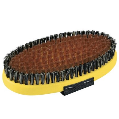 TOKO Ski Snowboard Oval Waxing Brush 17mm Copper Bush with Hand 17 mm, Yellow 