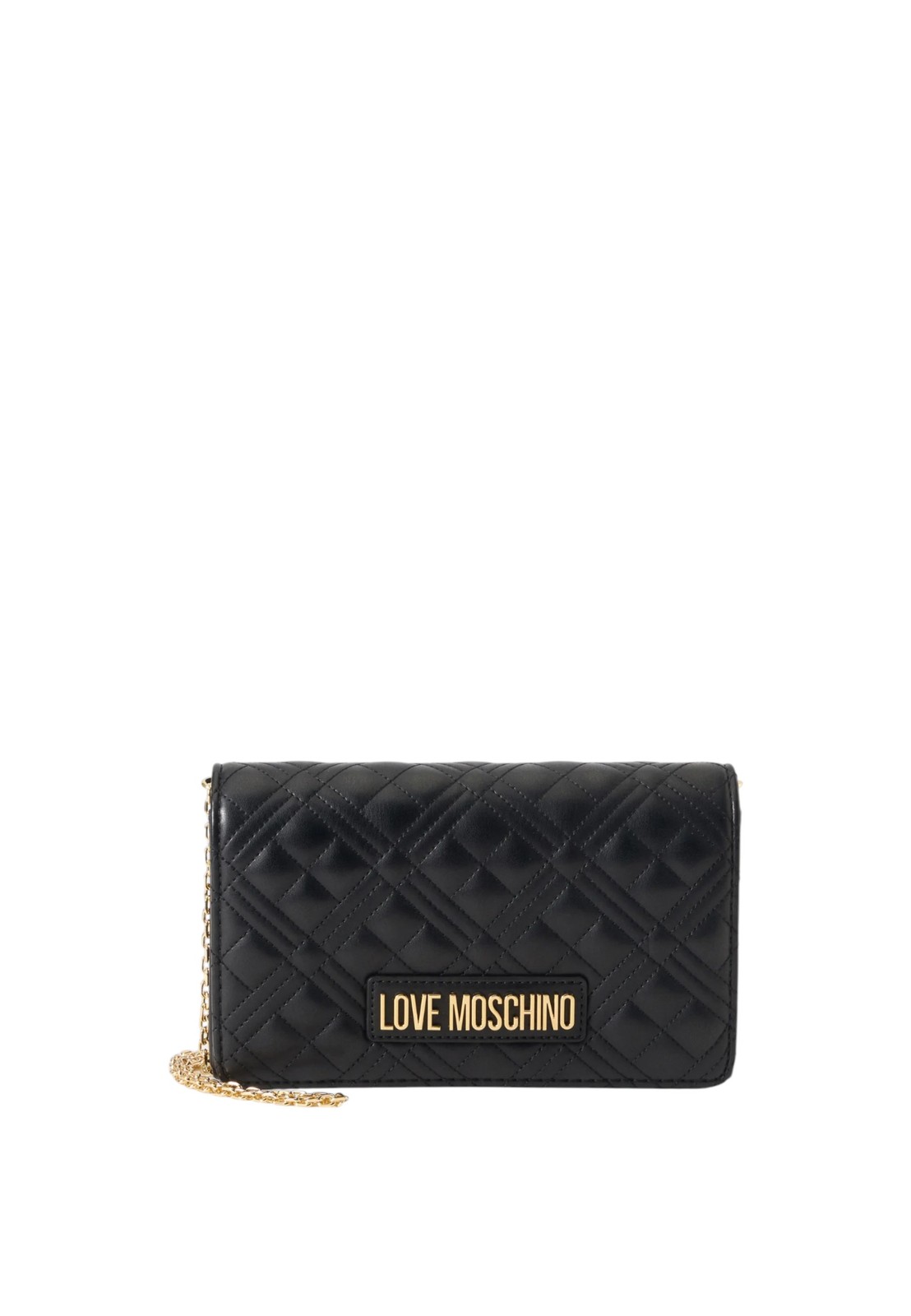 Borsa a Tracolla Da Donna in ecopelle Nero/oro