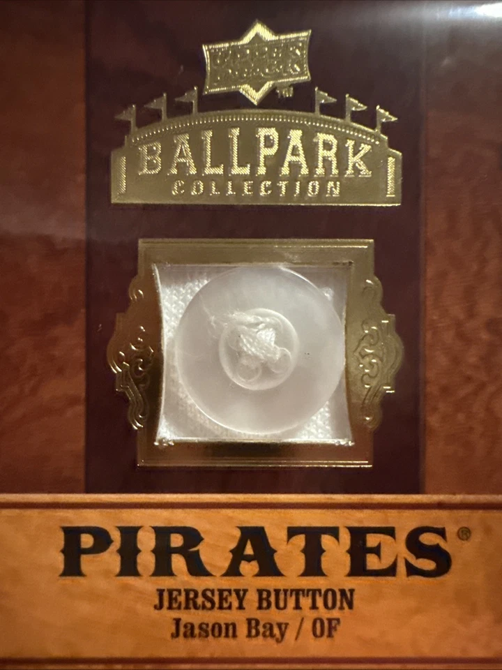 Parche botón Jason Bay 2008 Upper Deck Ballpark Collection/25- ¡Muy raro! ¡ENFERMO! Foto 2 de 4