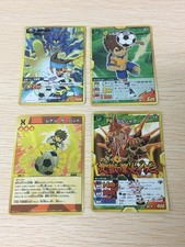 Inazuma Undici carte set 4 carte HOLO RARE anime foil Tenma Matsukaze GALSHAA