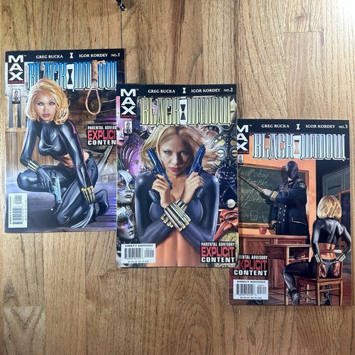 Black Widow #1-3 1st Yelena Belova Solo Series Marvel Max 2002 VFNM/NM🔥🔑