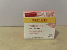 Burt's Bees Night Cream W/ Hydrate  Glow Complex 1.8oz 51g NEW