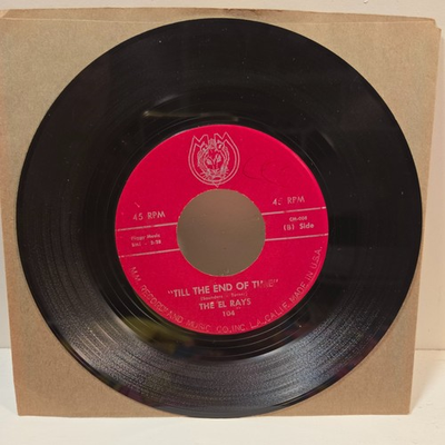 #ad The El Rays You Took My Baby Till the End of Time 7quot; 1963 M.M. Northern Soul $70.00