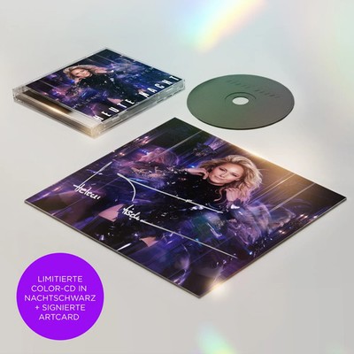 Helene Fischer - Heute Nacht CD in Nachtschwarz + silbern signierte Artcard 
