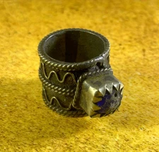 EXTREMELY RARE ANCIENT BRONZE ANTIQUE ROMAN RING AMAZING VERY STUNNING ARTIFACT