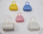 Vintage Barbie Clone Plastic Handbag Purse Lot Of 5