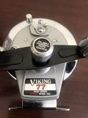 VINTAGE DAIWA VIKING 77 HIGH SPEED LEFT OR RIGHT 3.1:1 20LB/150YDS MADE IN JAPAN
