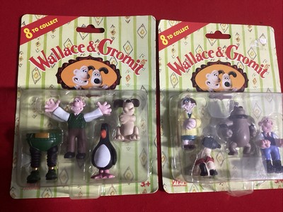 Wallace & Gromit Mini Figuren The Wrong Trousers & Close Shave Brandneu