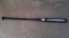 DeMARINI RAW STEEL Softball Bat 26oz/34" FREE shipping