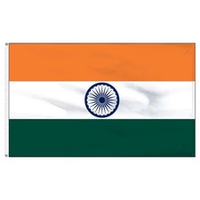 Large Indian Flag 5X3FT National Cricket World Cup Sport Event Cheer Fan Support