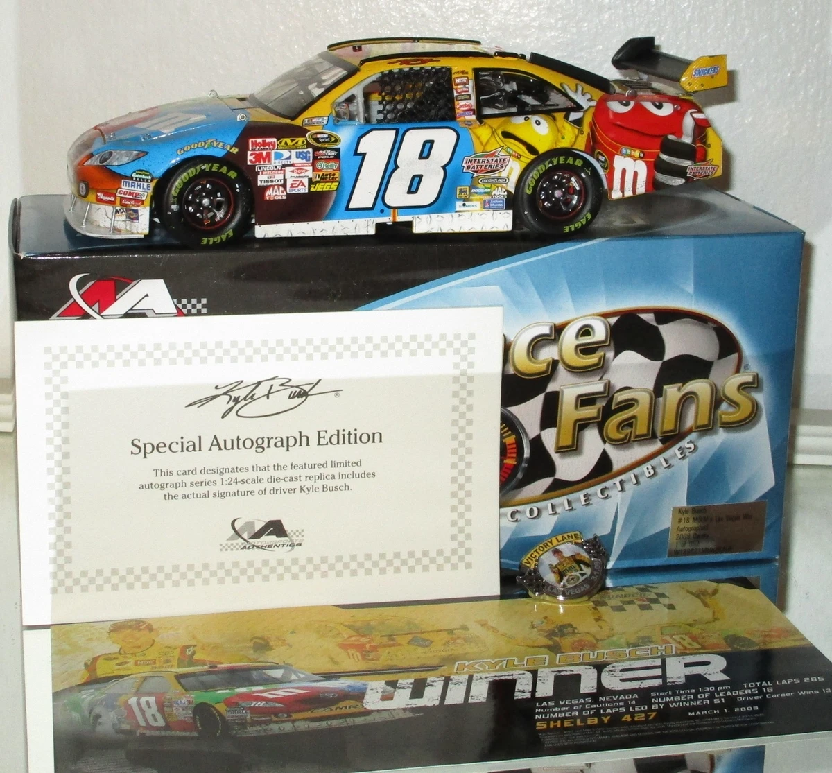 Kyle Busch Toyota Diecast Sport & Touring Cars 2009 Vehicle Year
