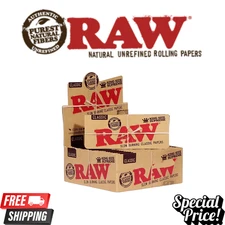 RAW KING SIZE SUPREME ROLLING PAPERS CLASSIC – FULL BOX (24 PACKS)