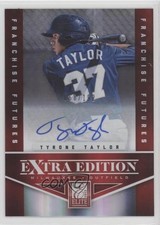 2012 Elite Extra Edition Franchise Futures Signatures Tyrone Taylor Auto u0h