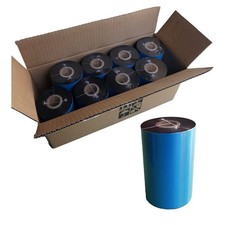 8 Rolls 4.33'' x 1476' Premium Resin Enhanced Wax Ribbon 110mm x 450m SHIPS FREE