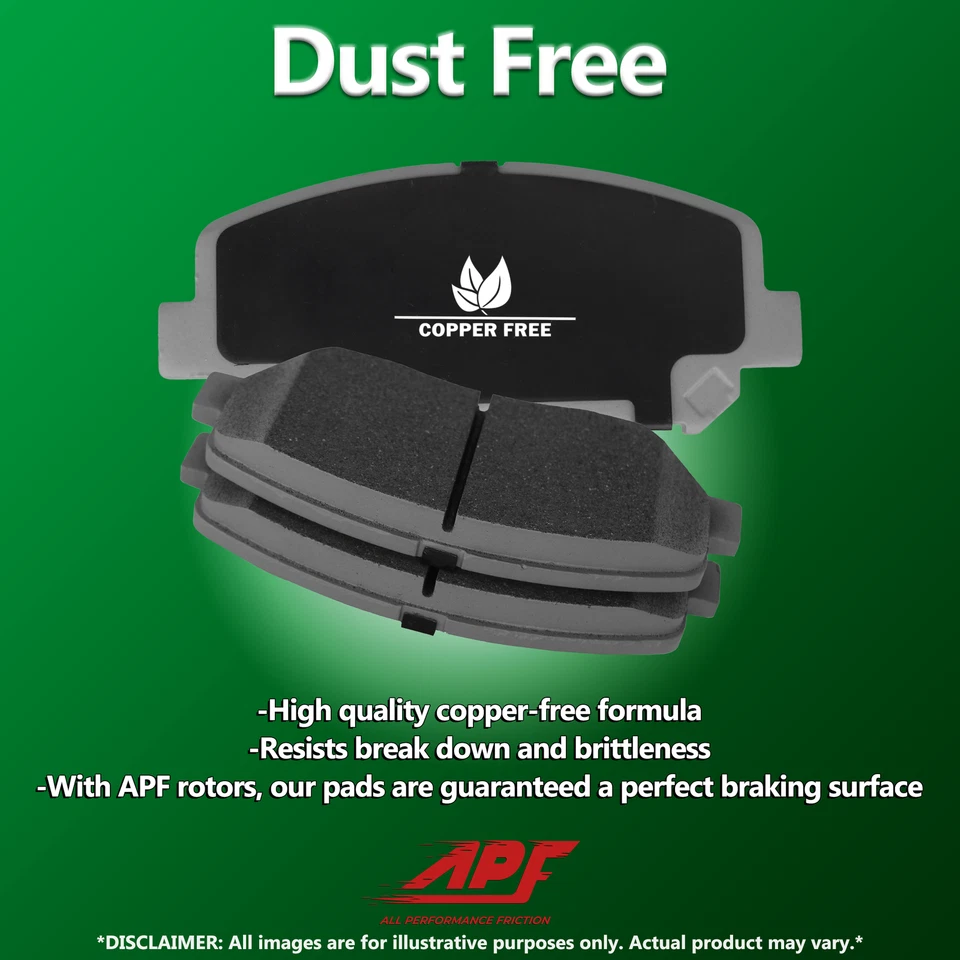 Front Copper Free Brake Pad for Ford, Lincoln 1997-2004 - Изображение 4 из 4