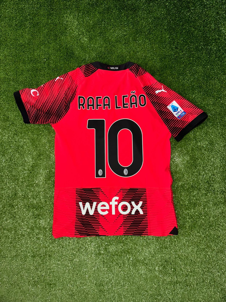ACミラン ラファエル・レアオ オーセンティック 2023 Authentic AC Milan Home Jersey Rafael Leao Seria A Size