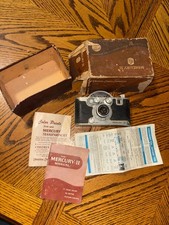 Vintage Universal Camera Co. Mercury II Model CX 35mm Film Camera Case C.