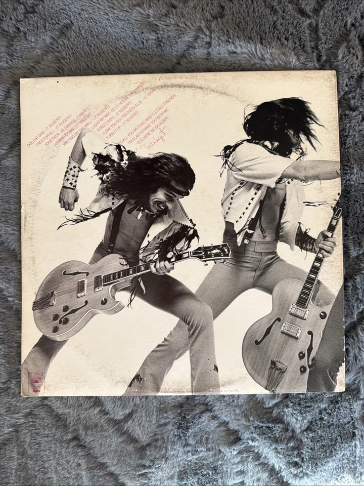 Ted Nugent- Free For All, Vinyl LP 1976 Epic Records PE 34121 USA VG/VG Foto 2 de 4