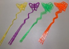 Plastic Floral Pick Card Holders, Colorful Butterflies, 14pcs, Handy Floral Prod