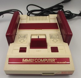Nintendo Famicom Console USB Power AV Cable Cleaned Tested + 6Game software
