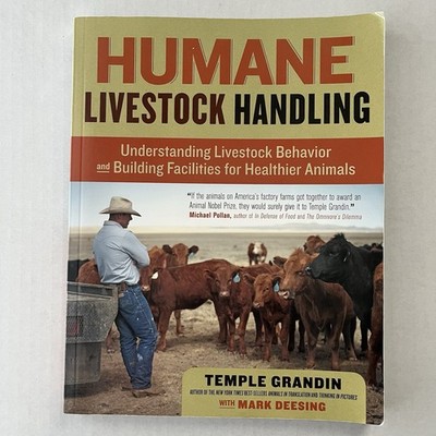 Humane Livestock Handling By Temple Grandin & Mark Deesing (2008) Ex-lib PB