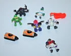 1990's TMNT Hotwheel Micro Toy Parts & Accessories Vintage