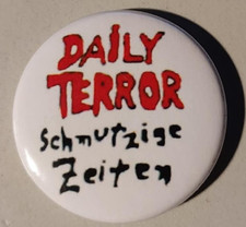1x Daily Terror Button Oi Punk Deutschpunk Punkrock Oi! Skinhead