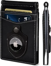 SERMAN BRANDS RFID Blocking Wallet Slim Bifold - Charcoal Black Rogue Air 
