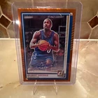 2025-26 Panini Donruss Gilbert Arenas Autograph Orange Lava #/99 #144 Wizards