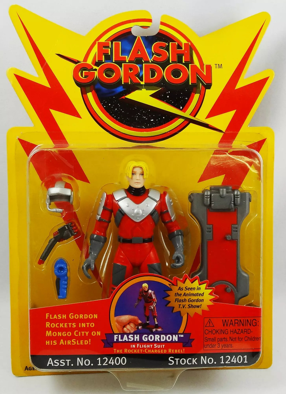 Flash Gordon in Flight Suit figurine vintage Playmates serie animee vintage 1996