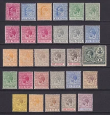 Bahamas EDVII,GV Stamps. MM.  Cat approx  £200.