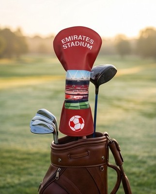 Emirates Stadium Golf Driver Headcover Premium PU Leder