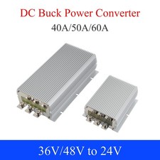 36V/48V to 24V DC Power Converter 40A 50A 60A Step Down Voltage Buck Regulator