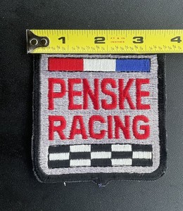 PENSKE RACING EMBROIDERED SEW ON ONLY PATCH AUTO RACING 3 1/4" x 3 3/4"