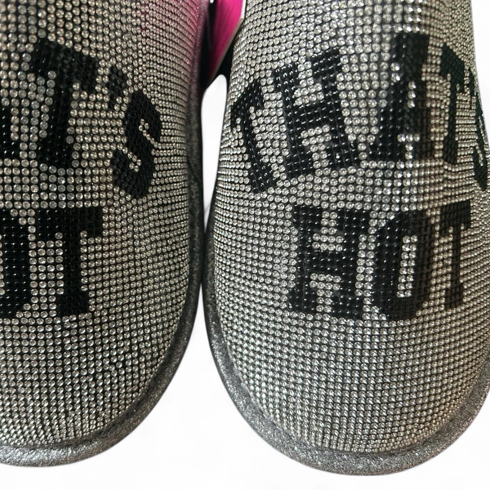 Nuevo con etiquetas Zapato sin cordones Paris Hilton Sliving estrás That’s Hot Sliver Y2K 2000s Foto 2 de 4