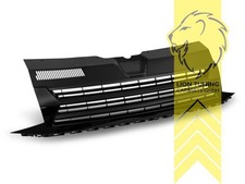 Sportgrill Kühlergrill für VW T6 Transporter Multivan Caravelle schwarz glänzend