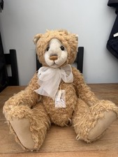 Charlie Bears Fisch großer Bär CB131401 verbunden nicht mehr produziert mit Etikett 22 Zoll 