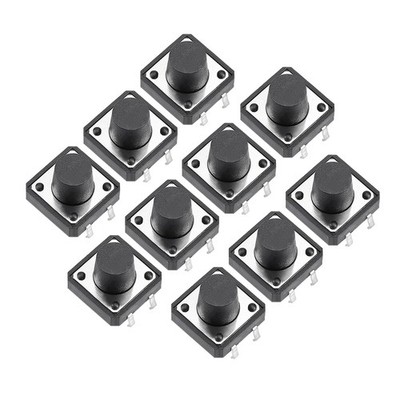 12x12x8mm Panel Micro PCB Momentary Tactile Tact Promote Button Switch DIP 10X
