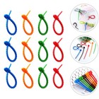  12 Pcs Kabelbinderhalterung Silikon-Kabelorganisator Kabelbinder-Organizer