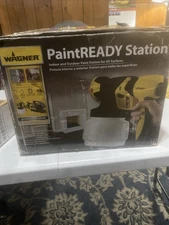 Wagner HVLP PaintReady Sprayer Station 0529017 Indoor Outdoor Paint Station used